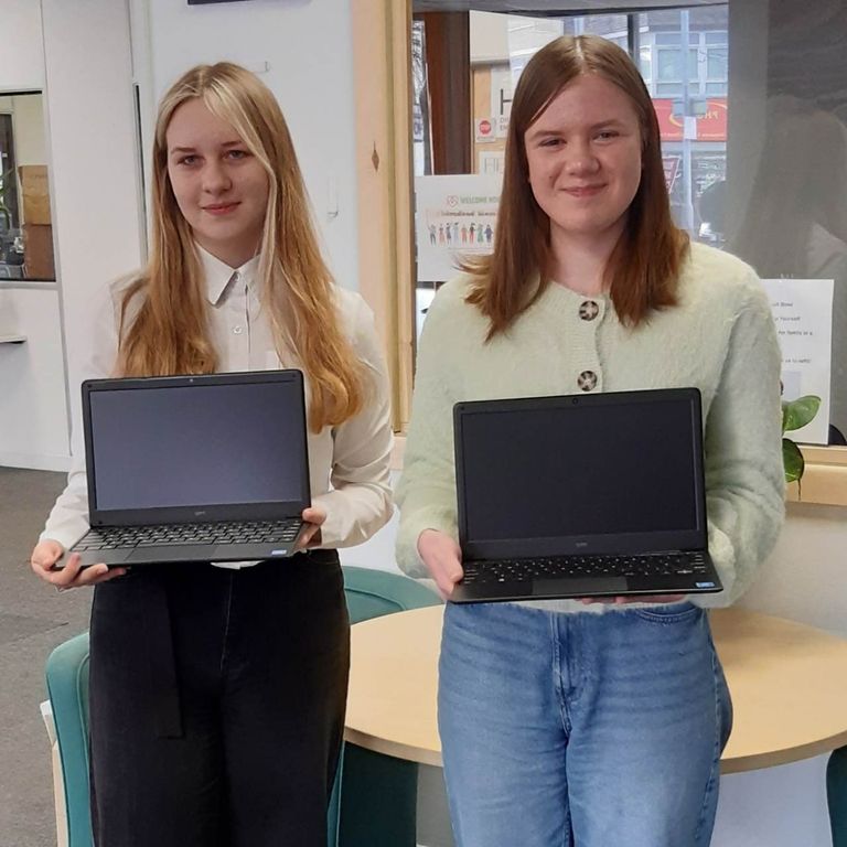 laptops given to children in East Yorkshire